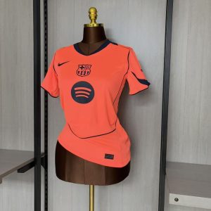 Camisa Futebol Feminina Barcelona Laranja