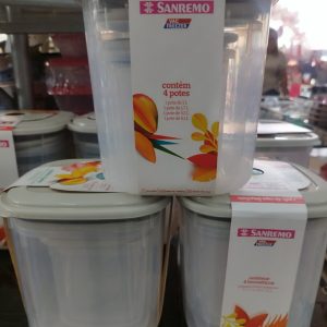Conjunto de 4 potes Sanremo