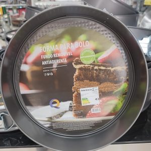 Forma de bolo  fundo móvel
