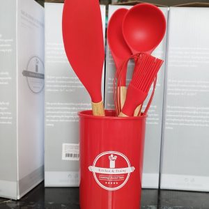 Kit cozinha de silicone 7 peças
