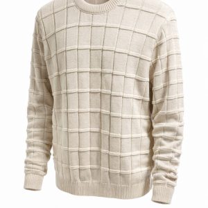 Suéter Masculino Casual Bege